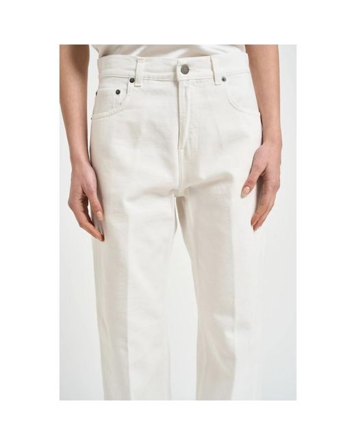 Haikure White Straight Fit Jeans