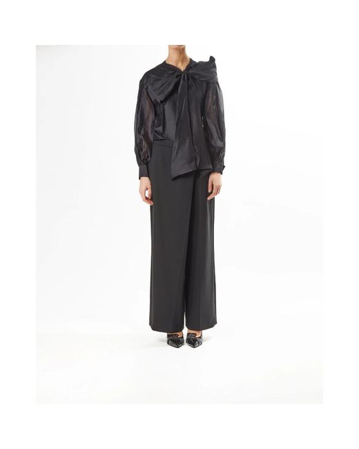 Karl Lagerfeld Black Blouses