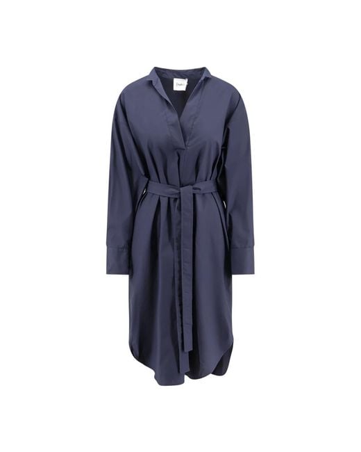 Nude Blue Shirt Dresses
