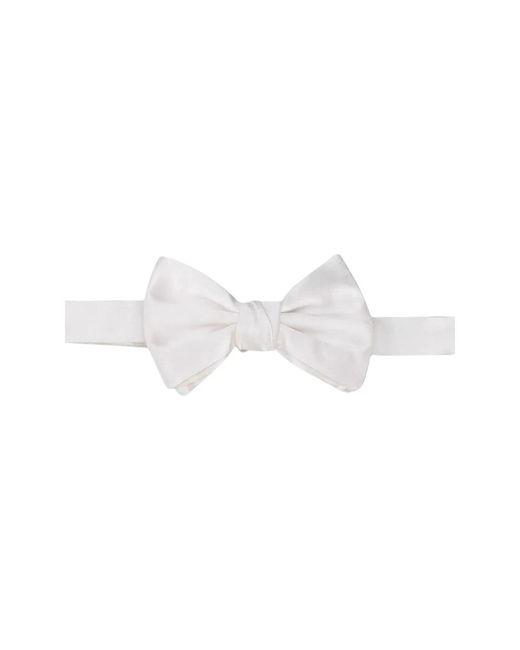 Bowties Giorgio Armani de hombre de color White