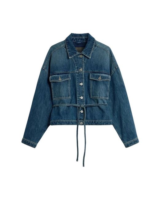 Soeur Lys Denim Jacket in het Blue
