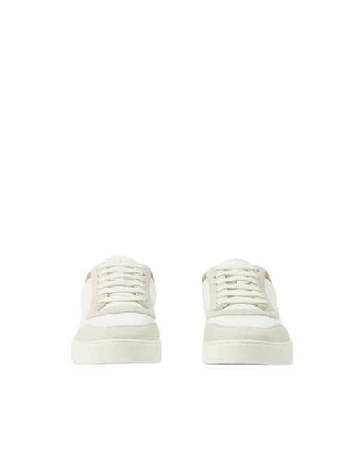 Burberry White Shoes for men