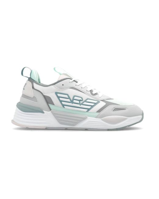 EA7 Sneakers mit logo in Blue für Herren