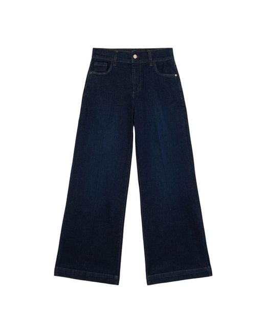 Wide Jeans di Oltre in Blue