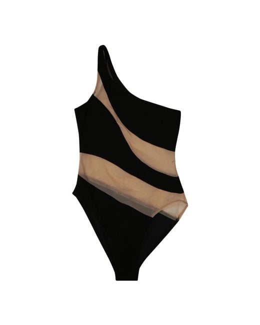 Norma Kamali Black One-Piece