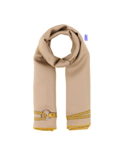 Silky Scarves Gucci de color Natural