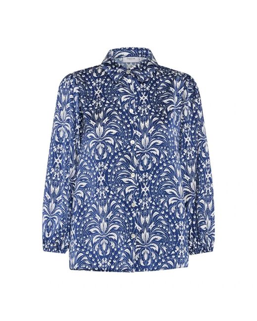 Saint Tropez Overhemden ,Veelkleurig ,Shirts in het Blue