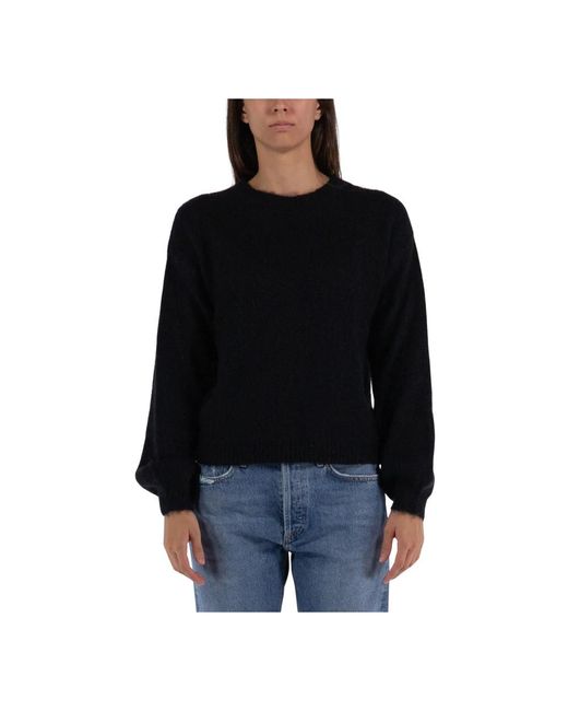 Round-Neck Knitwear Jijil en coloris Black