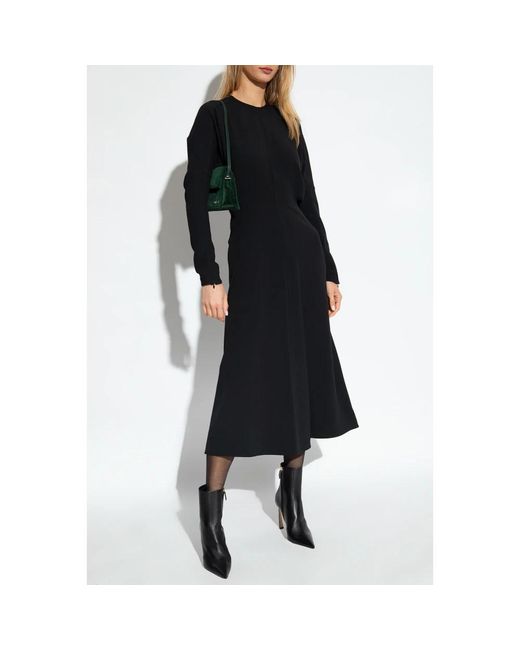 Victoria Beckham Black Midi Dresses