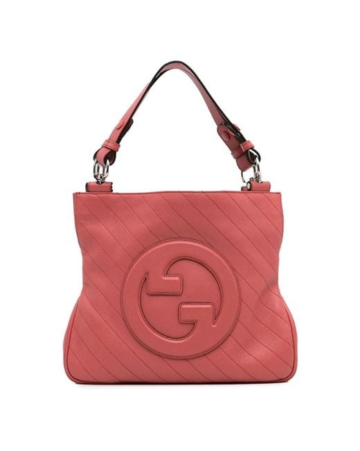Gucci Red Blondie Small Tote Bag