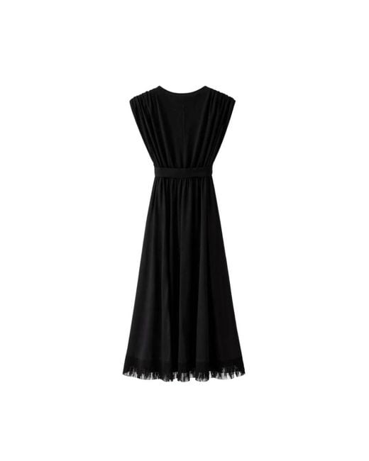 Carolina Herrera Black Midi Dresses