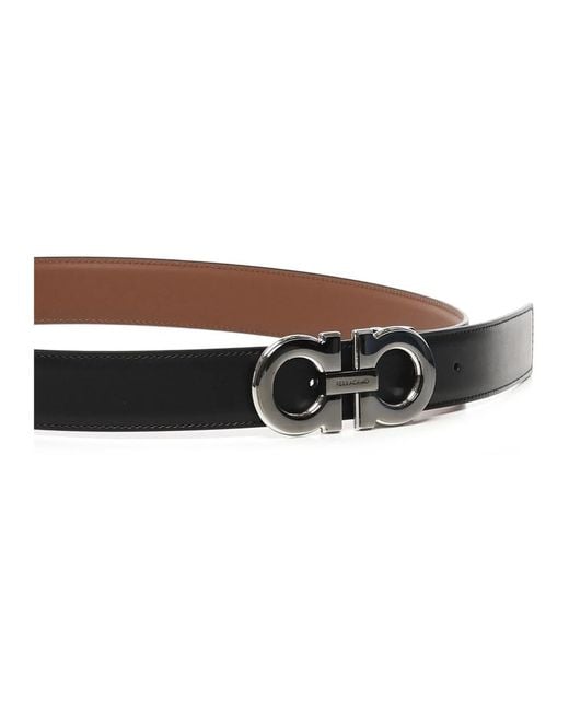 Ferragamo Black Belts for men