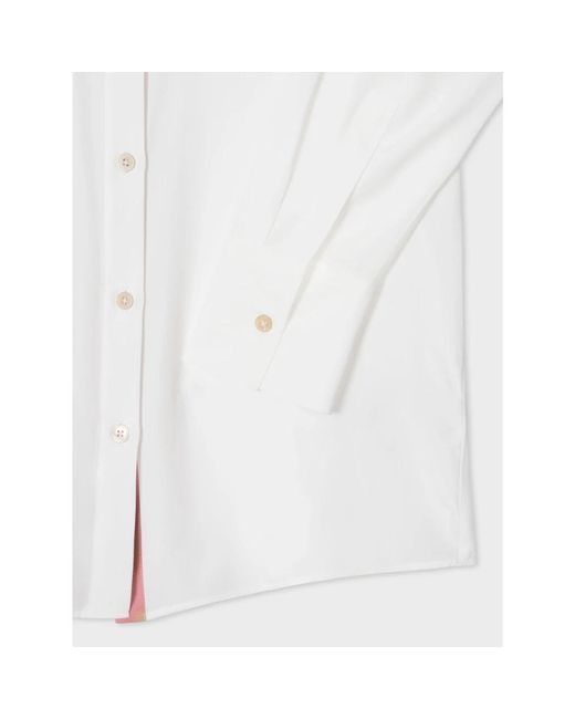 PS by Paul Smith White Stylisches hemd