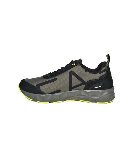 EA7 Black Shoes for men
