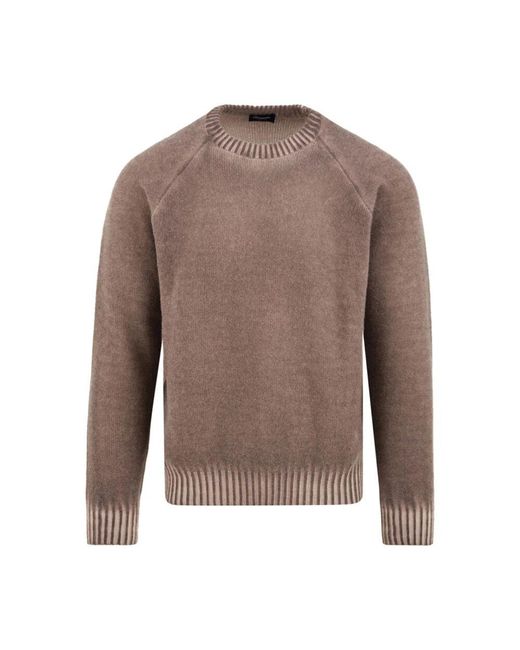 Drumohr Taube grauer pullover modell d8k103tc in Brown für Herren