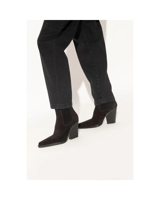 Paris Texas Black Cowboy Boots