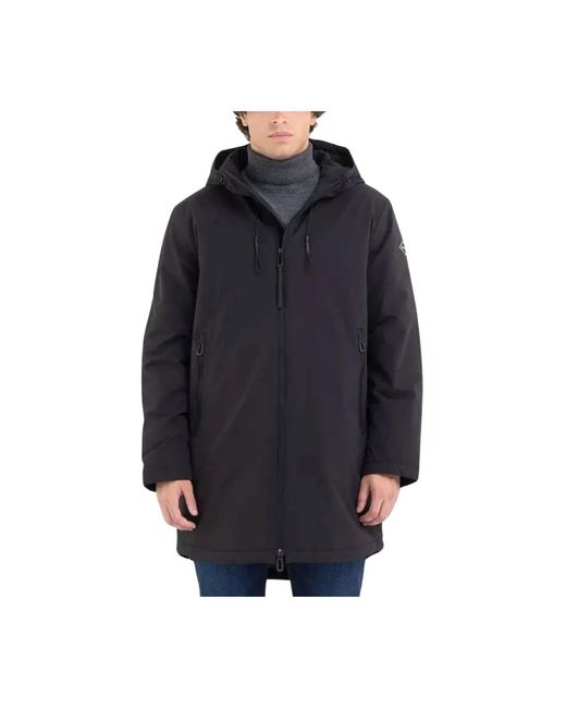 Replay Blue Winter Jackets for men