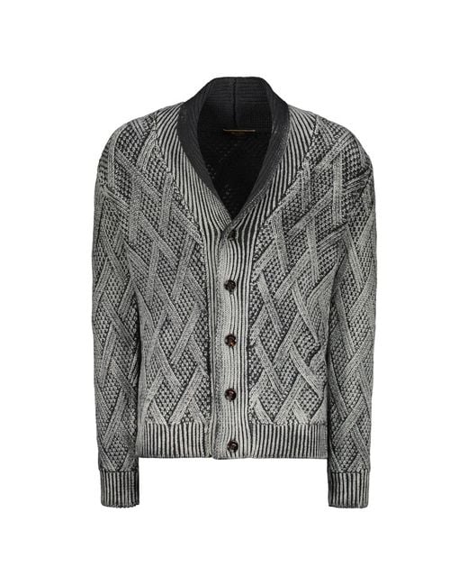 Moorer Gray Cardigans for men