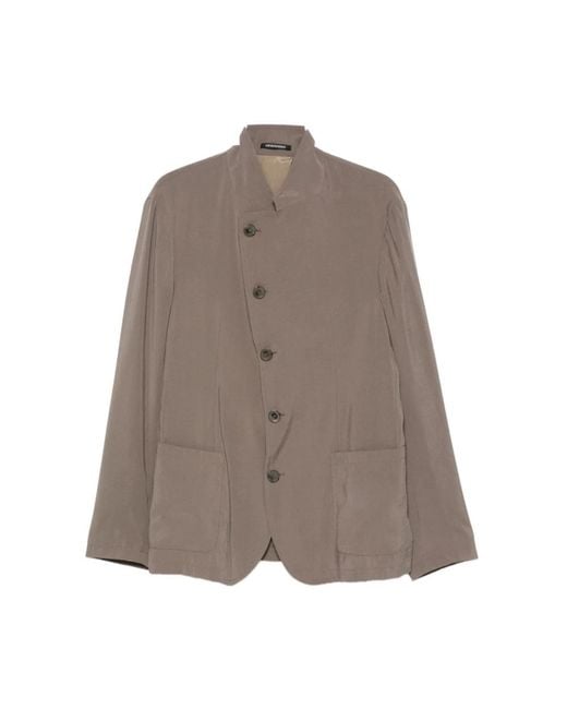Emporio Armani Brown Light Jackets for men