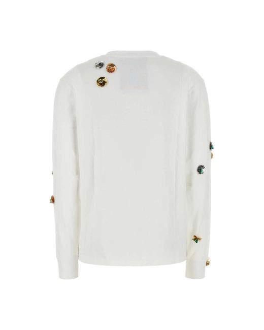 Coperni White X Disney Mickey Embellished T-Shirt
