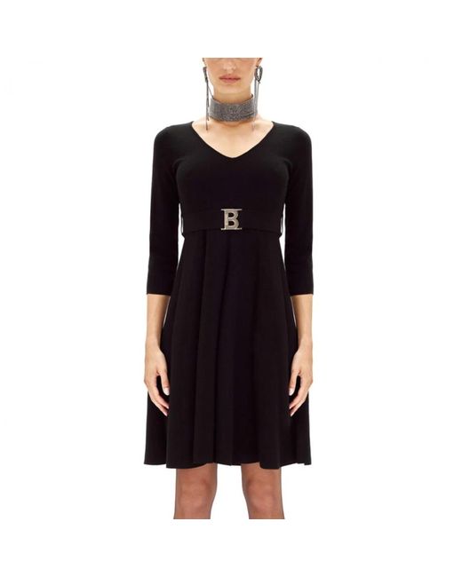 Blugirl Blumarine Black Midi Dresses