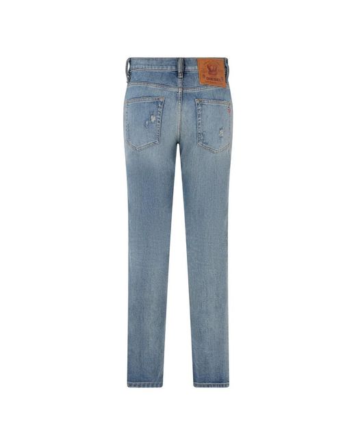 DIESEL Blue Slim-Fit Jeans for men