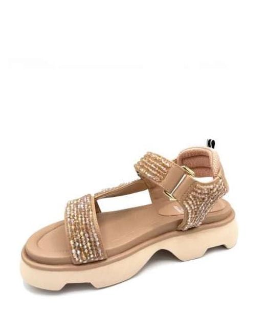 Jeannot Natural Flat Sandals