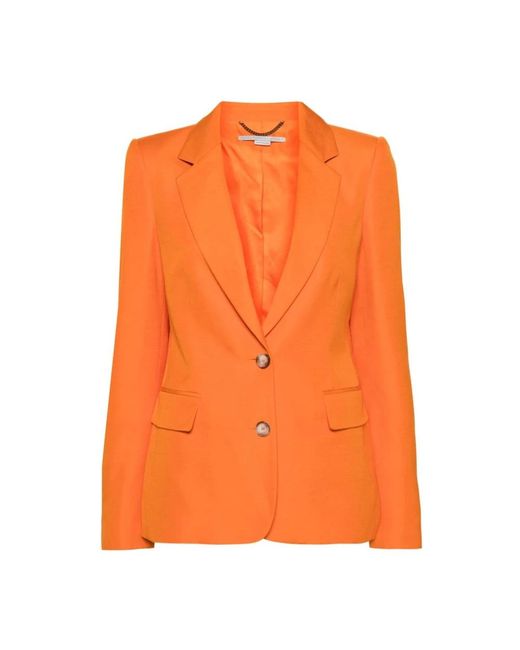 Stella McCartney Orange Blazers