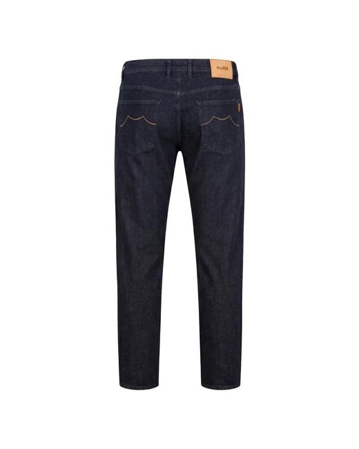 Moorer Blue Slim Fit Jeans for men