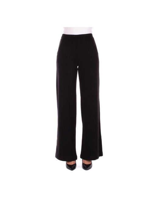Dondup Black Wide Trousers