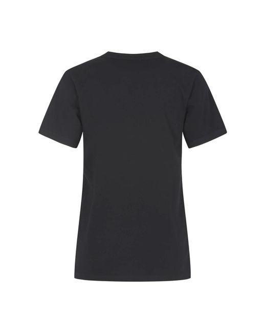 Maison Kitsuné Black Dressed fox klassisches t-shirt