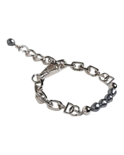 Dolce & Gabbana Metallic Bracelets for men