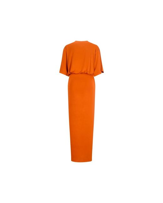 ANDAMANE Orange Maxi Dresses