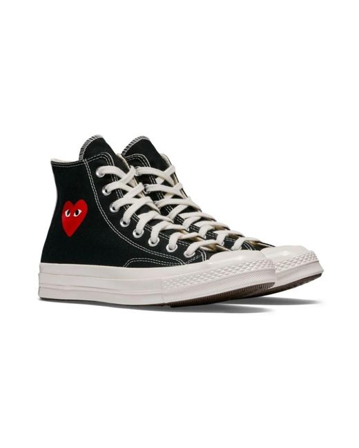 COMME DES GARÇONS PLAY Black Sneakers for men