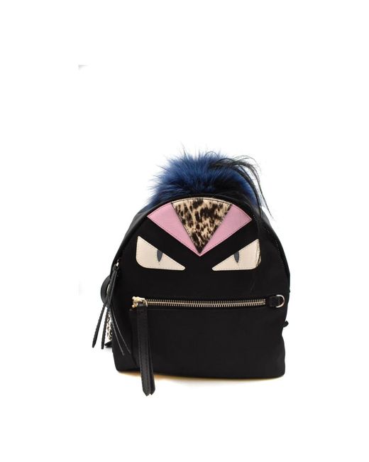 Backpacks Fendi de color Black