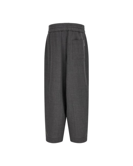 AMI Wijde Broek in het Gray voor heren