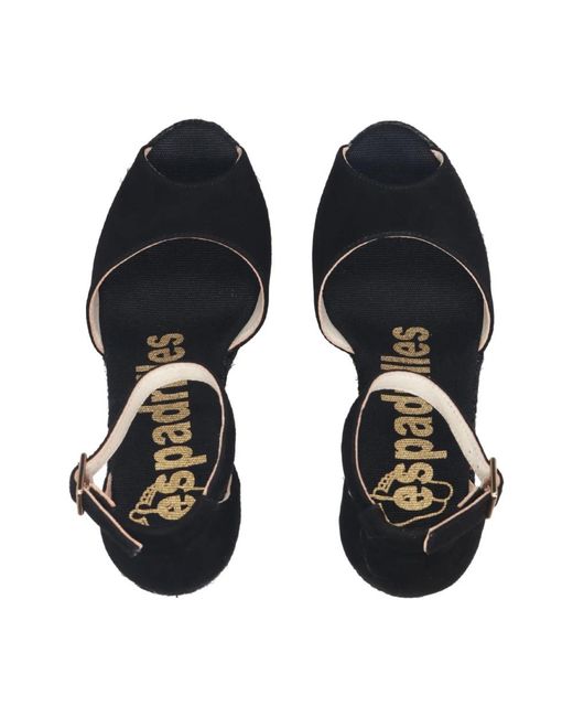 Wedges Espadrilles en coloris Black