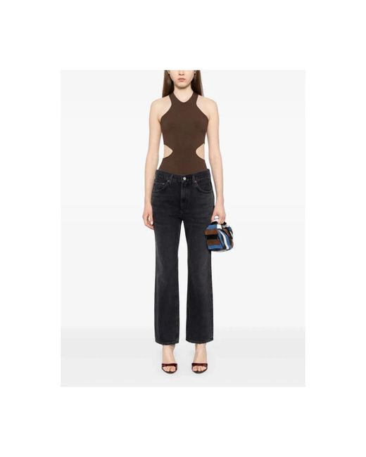 Agolde Black Boot-Cut Jeans