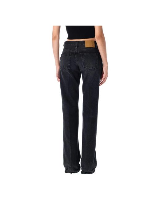 Haikure Black Straight Fit Jeans