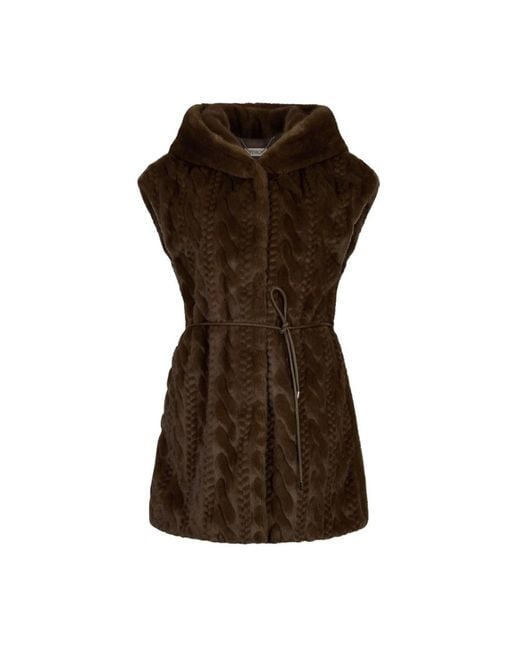 Liu Jo Brown Waistcoats
