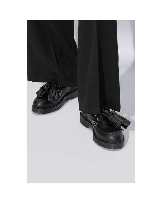 J.W. Anderson Black Lace-Up Boots