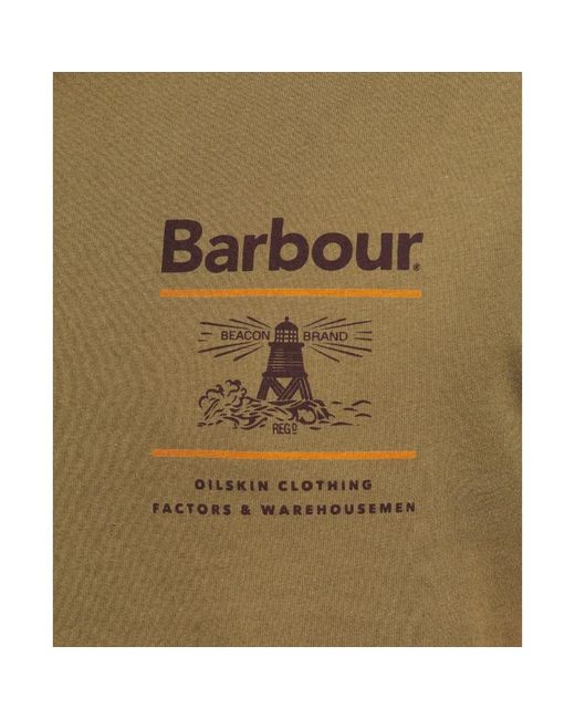 Barbour Green T-Shirts for men
