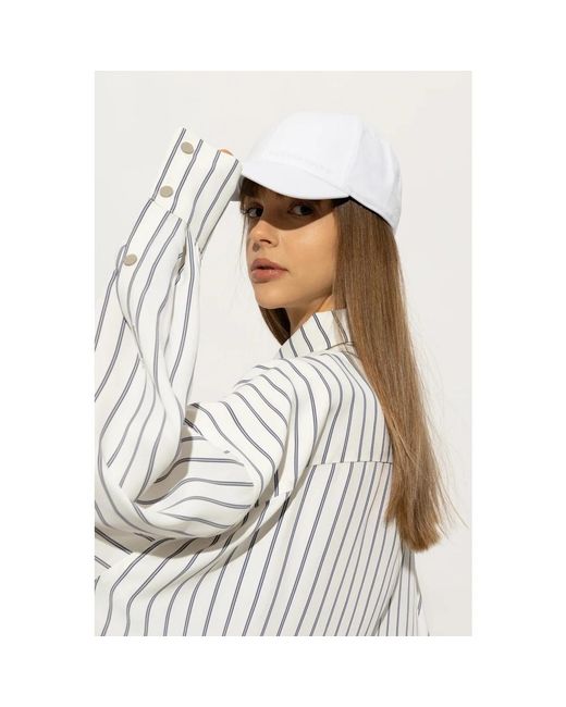 Canada Goose Accessoires ,Wit ,Katoen Weekend Cap in het White