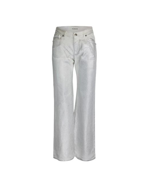 P.A.R.O.S.H. Gray Wide Trousers