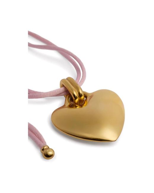 Patou Metallic Rosa Edelstein Armband Verstellbar Goldschmuck