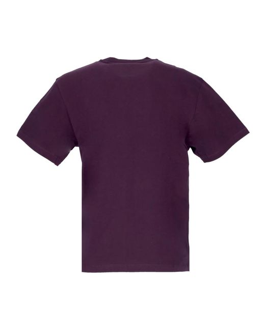 Carhartt Purple Dunkles pflaume/silber streetwear t-shirt