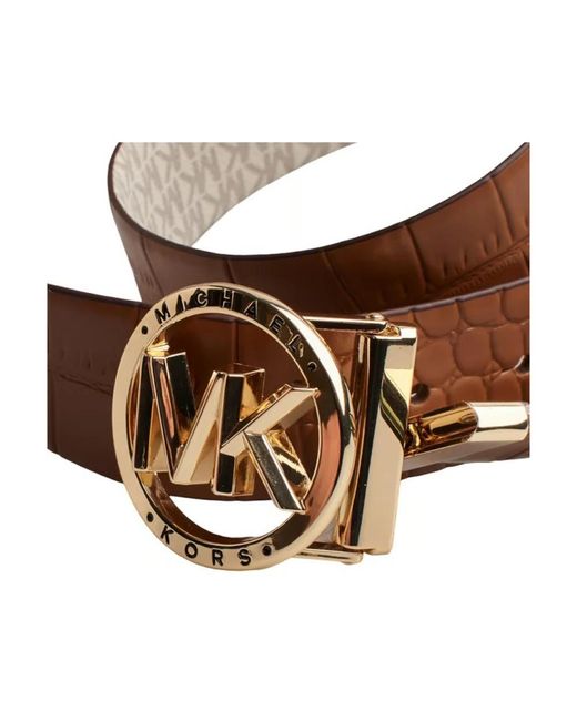 Belts di Michael Kors in Brown