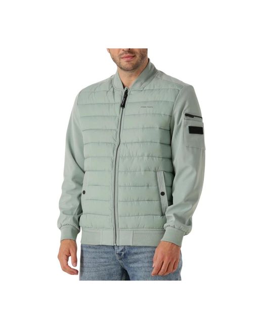 Pure Path Jassen ,Groen ,Polyester Groene Gewatteerde Bomberjack in het Green voor heren