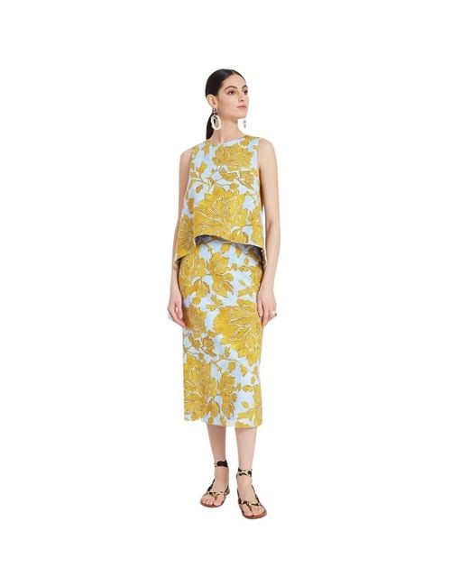 Midi Skirts LaDoubleJ de color Metallic