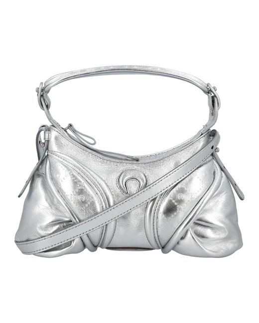 MARINE SERRE Gray Handbags